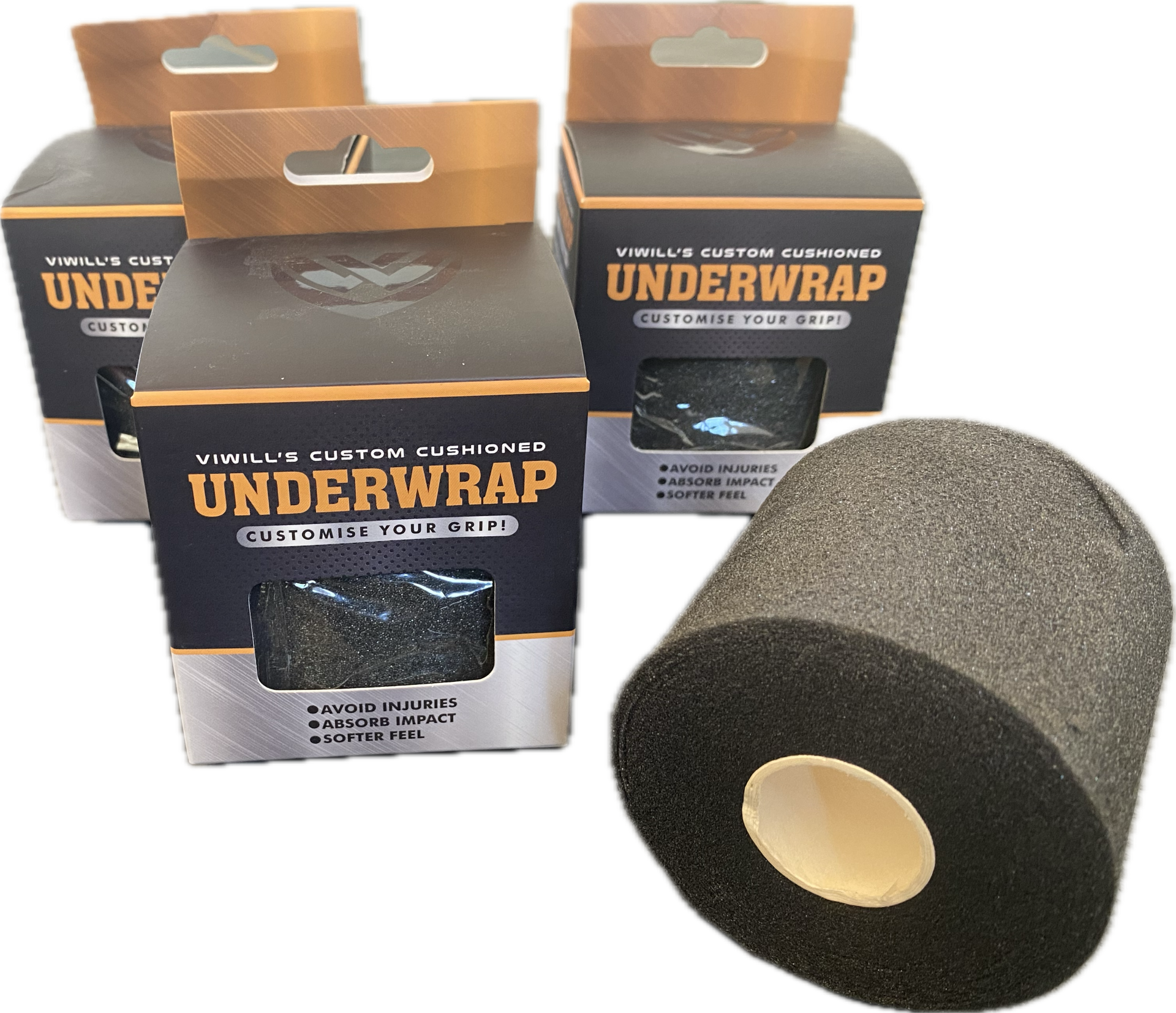 Our original, innovative and patent pending underwrap. Achieve better control, better feel and avoid peak loads on the elbow, wrist and shoulders. 20 meters of magic ready to put in your bag.